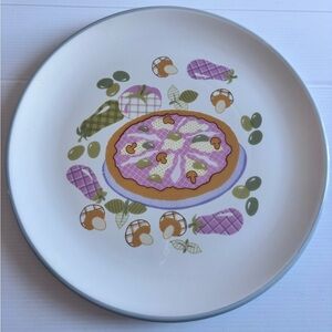Priscilla Dinner Plate Vegetable Design Mid Century Canada